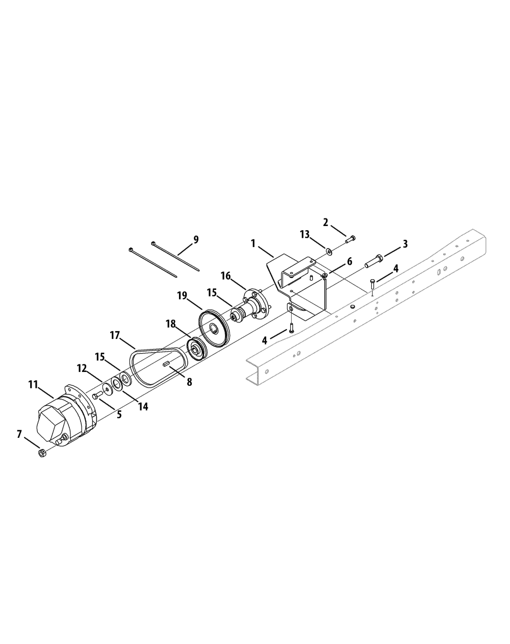 Kohler Gas Alternator Diagram and Parts List for 465 4X4-EFI-1I029Z-1H020Z-37BMD710 Cub Cadet Lawn Tractor Accessories